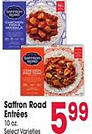 Saffron Road Entrées