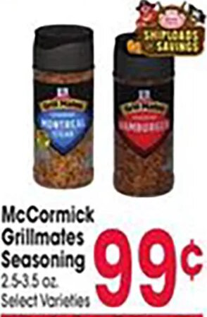 McCormick Grillmates Seasoning