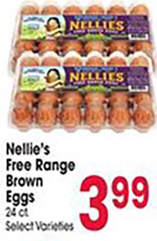 Nellie's Free Range Brown Eggs at Jewel-Osco