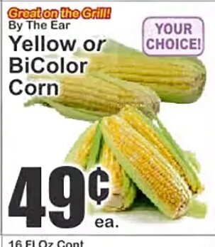 Yellow or BiColor Corn