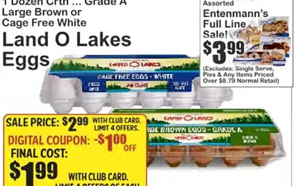 Land O Lakes Eggs at Key Food