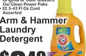 Arm & Hammer Laundry Detergent at Key Food