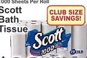 Scott Bath-Tissue at Key Food