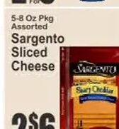 Sargento Sliced Cheese at Key Food