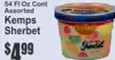 Kemps Sherbet at Key Food
