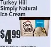 Turkey Hill Simply Natural Ice Cream at Key Food