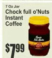 Chock full o'Nuts Instant Coffee at Key Food