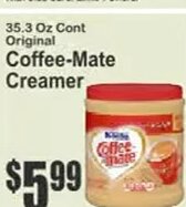 Coffee-Mate Creamer at Key Food