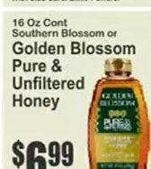 Golden Blossom Pure & Unfiltered Honey