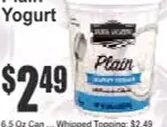 Urban Meadow Plain Yogurt at Key Food
