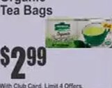 Urban Meadow Organic Tea Bags at Key Food