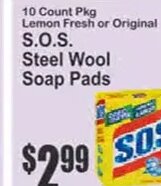 S.O.S. Steel Wool Soap Pads