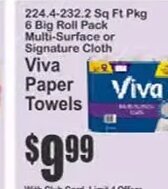Viva Paper Towels at Key Food