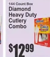 Diamond Heavy Duty Cutlery Combo