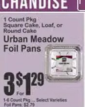 Urban Meadow Foil Pans
