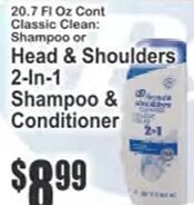 Head & Shoulders 2-1 Shampoo & Conditioner