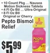 Pepto Bismol Relief