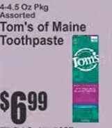 Tom's of Maine Toothpaste