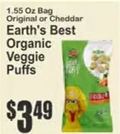 Earth's Best Organic Veggie Puffs