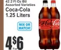 Coca-Cola 1.25 Liters at Key Food