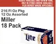 Miller 18 Pack