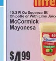 McCormick Mayonesa at Key Food