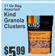 Kind Granola Clusters at Key Food
