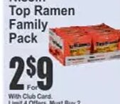 Nissin Top Ramen Family Pack