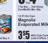 Magnolia Evaporated Milk at Key Food