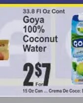 Goya 100% Coconut Water