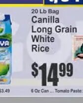 Canilla Long Grain White Rice at Key Food