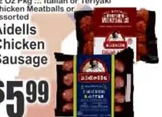 Aidells Chicken Sausage at Key Food