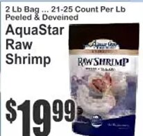 AquaStar Raw Shrimp at Key Food