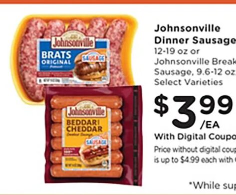 Johnsonville Dinner Sausage