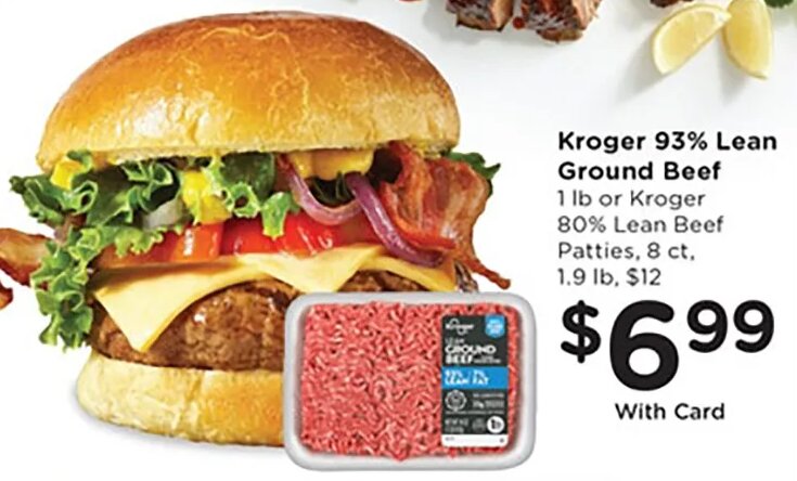 Kroger 93% Lean Ground Beef at Kroger