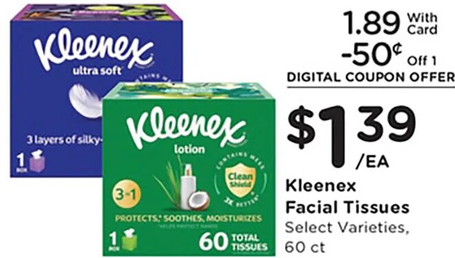 Kleenex Facial Tissues