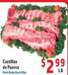 Costillas de Puerco at La Bonita