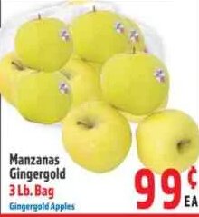 Manzanas Gingergold at La Bonita