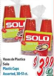 Vasos de Plastico Solo