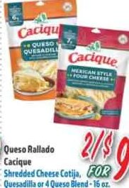 Cacique Shredded Cheese