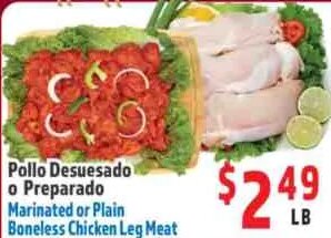 Pollo Desuesado o Preparado at La Bonita