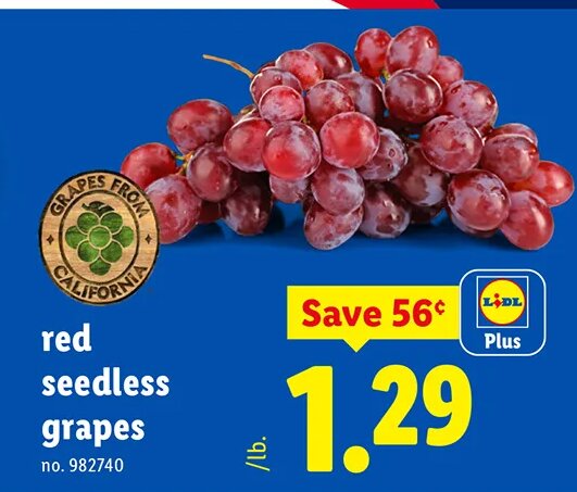 red seedless grapes
