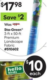 Sta-Green Premium Landscape Fabric