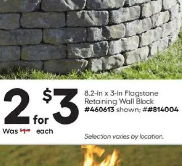 Flagstone Retaining Wall Block