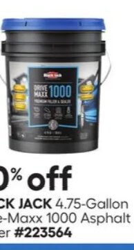 BLACK JACK 4.75-Gallon Drive-Maxx 1000 Asphalt Sealer