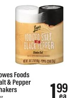 Lowes Foods Salt & Pepper Shakers
