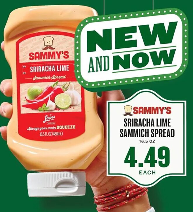 Sammy's Sriracha Lime Sammich Spread