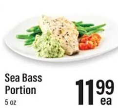 Sea Bass Portion
