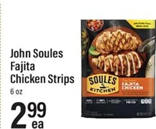 John Soules Fajita Chicken Strips at Lowes Foods