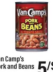 Van Camp's Pork and Beans at Lowes Foods